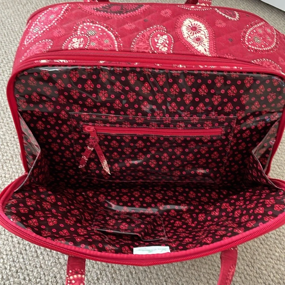 Vera Bradley Red Paisley Dog Carrier/Handbag